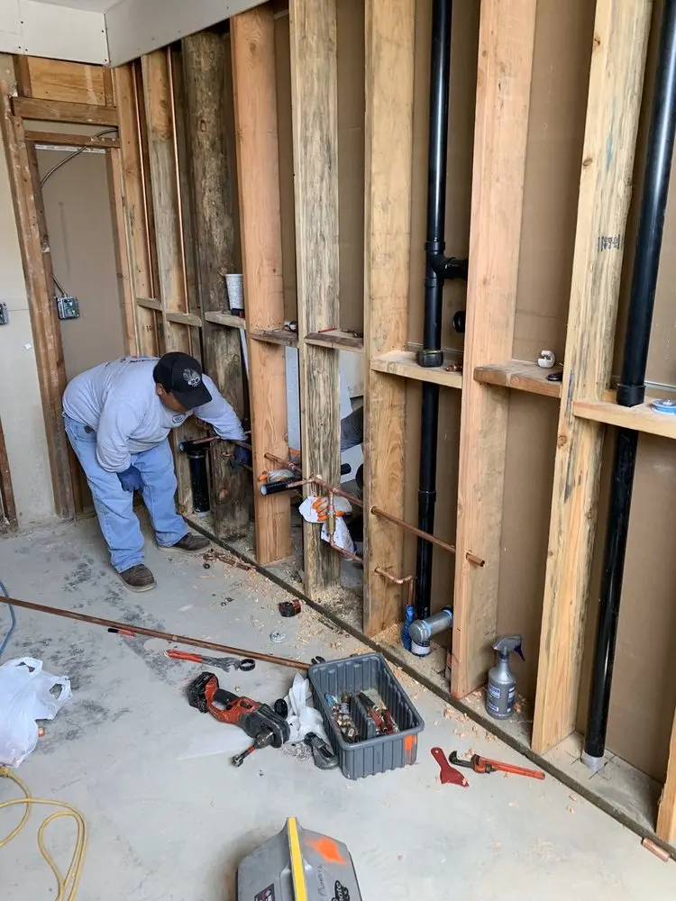 Commercial rough-in plumbing for Gas Line Repair in Lake Zurich